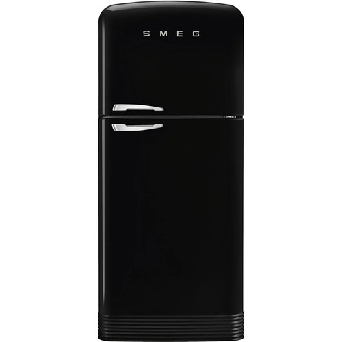 Smeg fridge freezer - fridge, black
