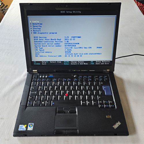 Lenovo thinkpad t400 core - lenovo, ,