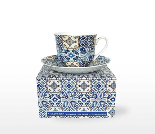 Heritage fine bone - fine, blue