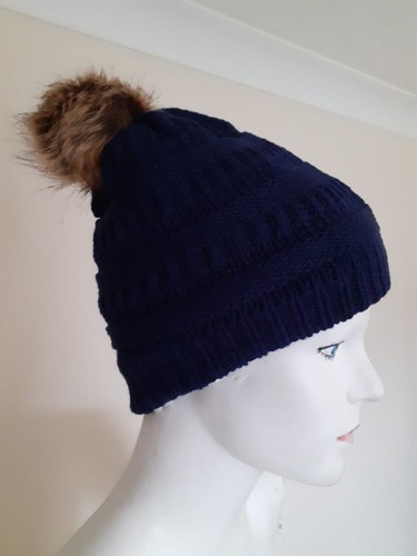 Ladies beanie bobble hat - beanie,