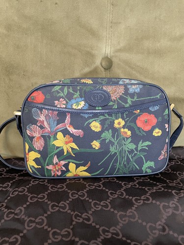 Vintage gucci flora navy - vintage,