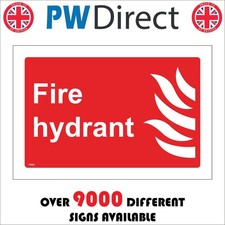 SIGN Fire hydrant h  water
