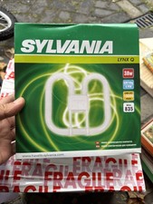 Sylvania Plugin Compact Fluorescent Lynx Q 10,000 Hour 38w GR10-4 Pin  White