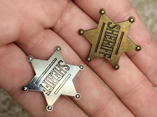 Set sheriff star - star, badges