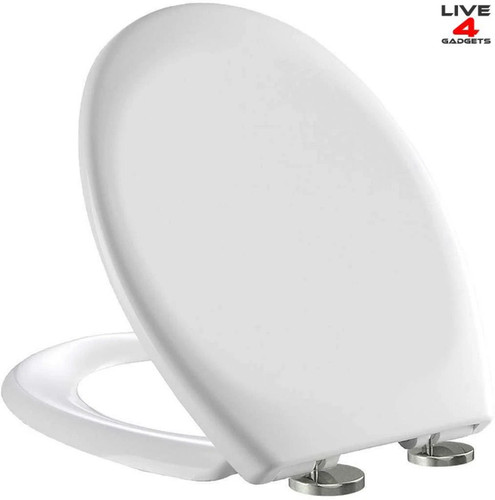 Soft close toilet seat white - soft,