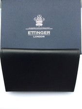 ETTINGER BLACK LEATHER VISITING CARD CASE *BRAND NEW*