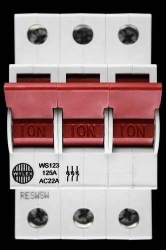Wylex 125 amp - 125, triple