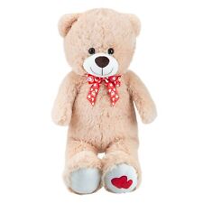 75CM LARGE TEDDY BEAR Soft Plush Cuddly Toy Gift Present Valentines Day Heart💗