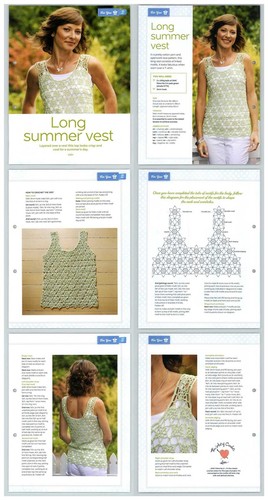 Long summer vest for you - long, #91