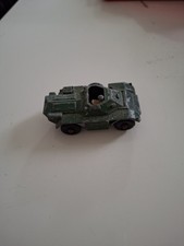 Matchbox Series Lesney No. 61 - Ferret Scout Car - Military green Army vehicle