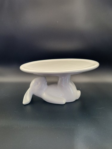 White bunny rabbit ceramic - bunny,