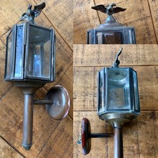 Vintage Brass Carriage Lamp