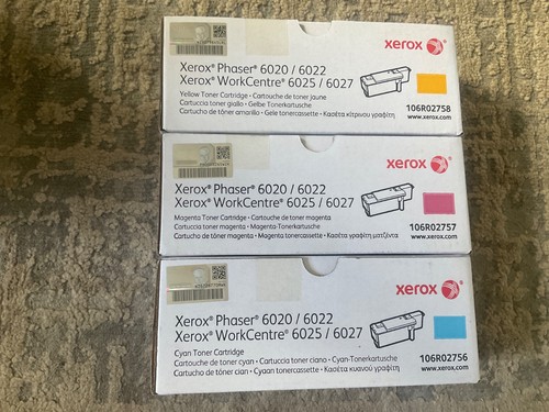 Xerox genuine cmy toners bnib - genuine, toners.