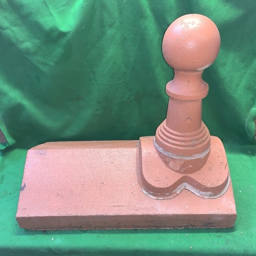 Ridge tile finials - ridge, concrete