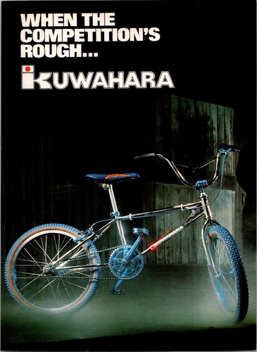 1981 kuwahara bike print - kuwahara,