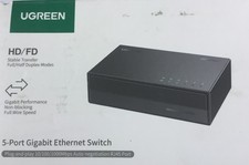UGREEN Ethernet Splitter,5 Port High-Speed Gigabit Ethernet Switch