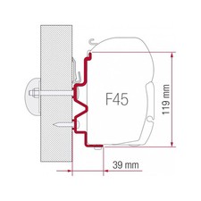 Fiamma Adapter Rapido 90DF-10-400 (98655-917)