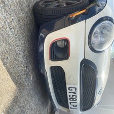 2008 John Cooper Works Mini White Salvage Front Bumper Complete Car Breaking