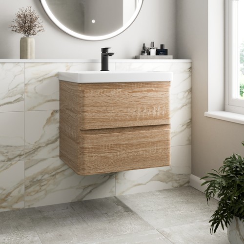 Wall mounted bathroom - mounted, vanity