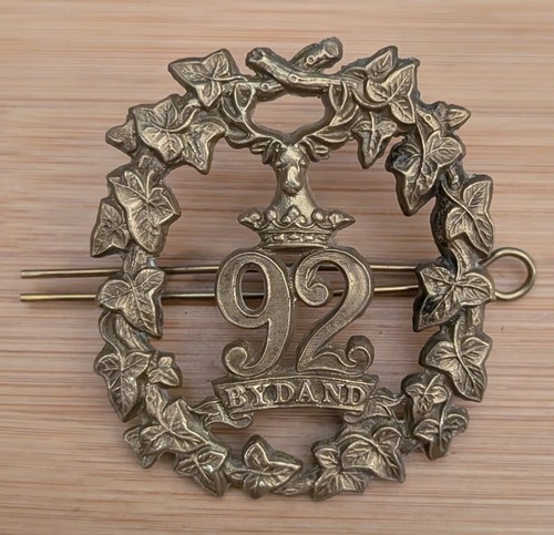 Victorian 92nd regiment - 92nd, of