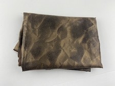 Speckled Brown Faux Suede