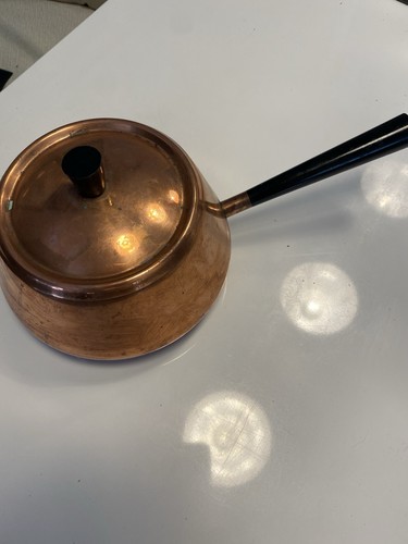 Vintage copper fondue - vintage,