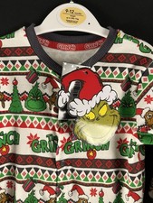 The Grinch Xmas Baby Sleepsuit
