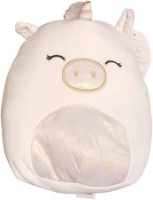 Squishmallows White and Silver