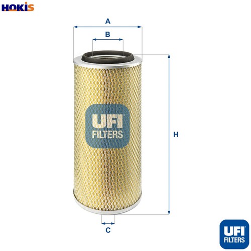 Air filter 804 for - air, 27.804.00