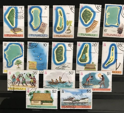Tuvalu 1976 definitive - tuvalu, fine
