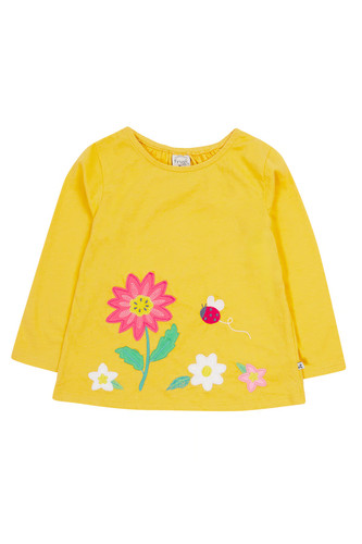 Frugi girls yellow top - frugi,