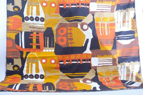 Vintage barkcloth fabric 2 - vintage,