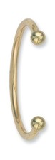 Men's Gold Torque Bangle Heavy