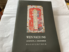 Galerie Hassfurther Old Auction Catalogue: Wien Nach 1945.    Sale in Dec 1989.