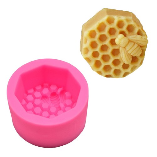 Honeycomb bee fondant mold - honeycomb,
