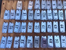 Vintage Metal Locker Number