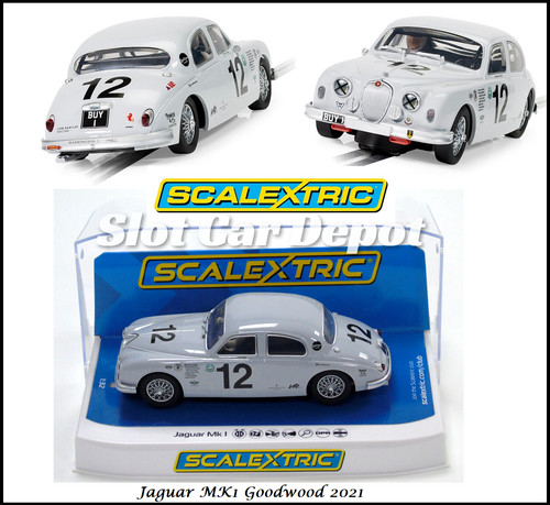 Scalextric jaguar mk1 buy1 - jaguar,