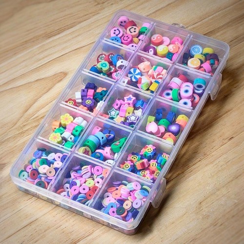 Polymer clay beads - polymer, diy