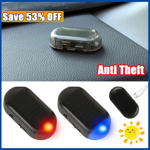 Solar power car led fake - power,
