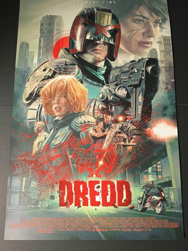 Dredd regular alt movie poster - dredd,