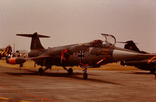 AIRCRAFT SLIDE - German AF F-104 Starfighter - Upper Heyford July 1976