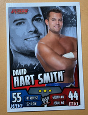 WWF WWE Topps Slam Attax rumble David Hart Smith Wrestling Trading Card