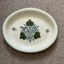 LARGE OVAL 14" SERVING PLATE