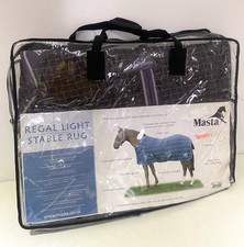 New In Bag MASTA Purple Check Regal Light Stable Horse Rug  SIZE 6’6” BI58