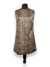 1960s 1970s Style leopard print mini dress Size 10 - Ex Hire Fancy Dress Costume