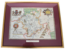 Framed SAXTON'S Map of