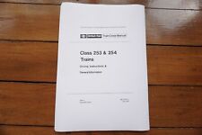 1989 Class 253 & 254 Locomotive Train Crew Manual Railway Driving Instructions