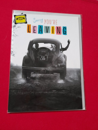 Leaving work good luck card - work,