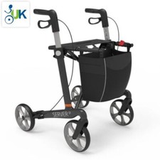 Rehasense CF Carbon Fiber Server Athlon Rollator HD Heavy Duty Bariatric Walker