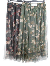 New Ladies Floral Print Mesh